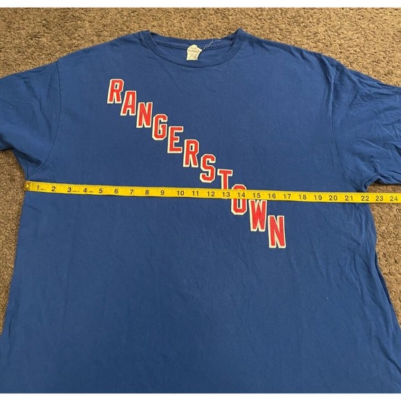 Men's 2015 New York Rangers Rangerstown Blue T-Shirt Size XL - Picture 4 of 5